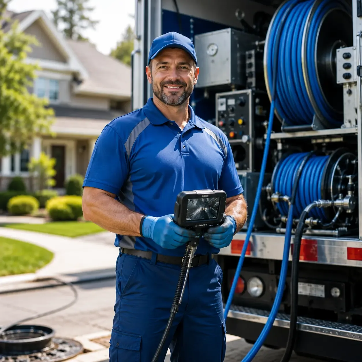 Local outdoor drain cleaning specialists in Brownsville, WI